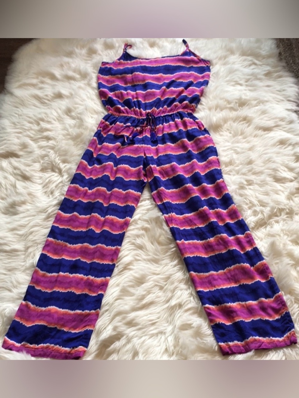 NWT Tommy Bahama Paint Stripe Jumpsuit - Picture 4 of 13